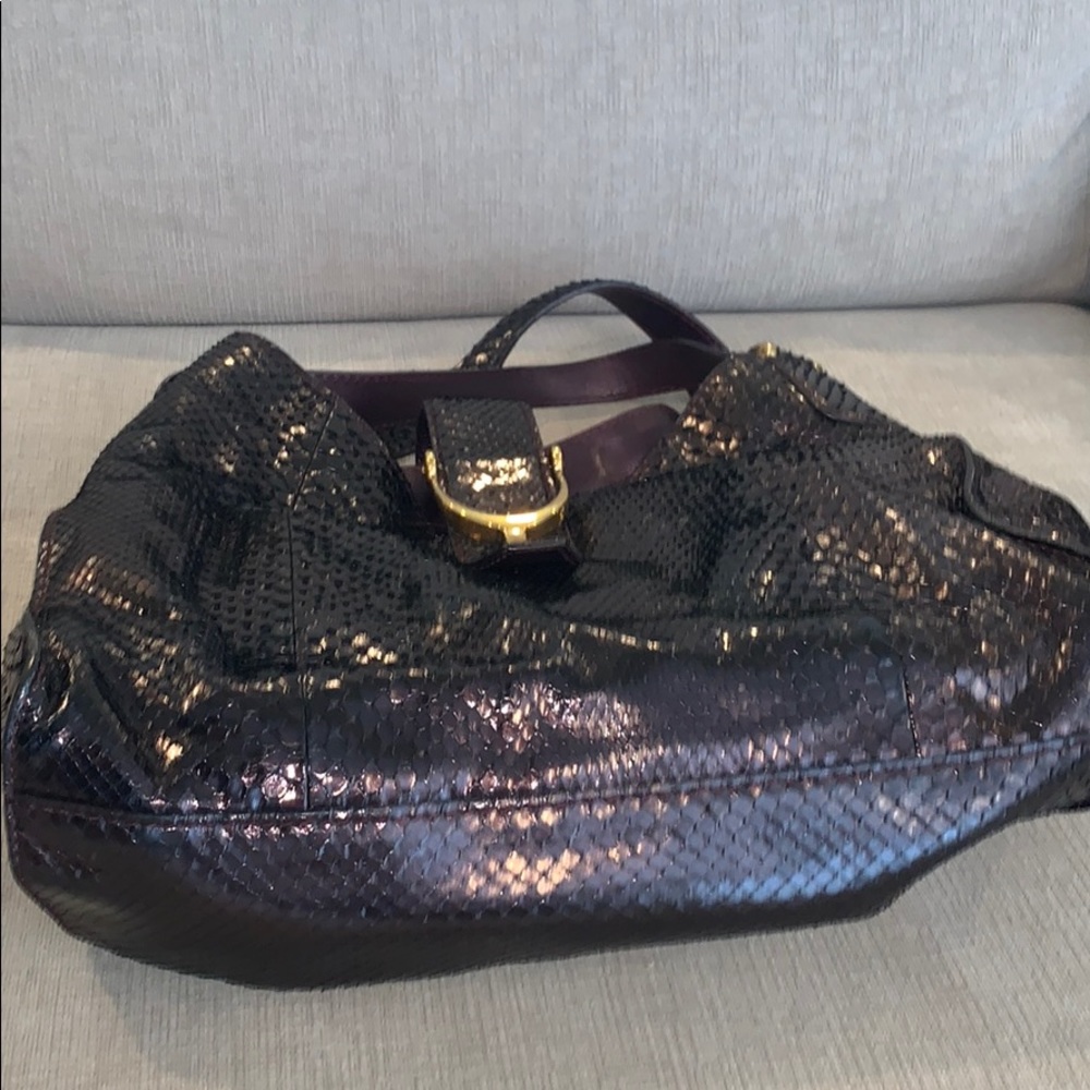 Gucci Python Shoulder Bag - image 2